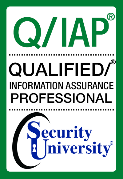 Q/IAP Qualified/ Information Assurance Professional